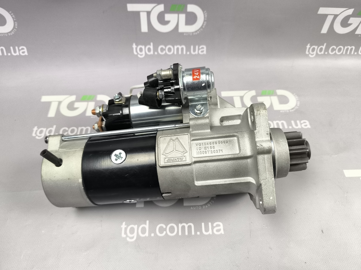 Howo A7  Стартер D12 11 зубьев
